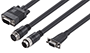 Non-Term VGA Spliced Panel-Mount Cable