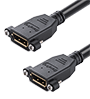 DisplayPort Dual Panel-Mount F/F Cable