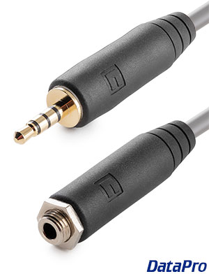 Panel Mount 4-Conductor 3.5mm Extension Cable