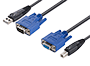 KVM Cable: VGA and USB