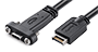 Panel Mount USB-C to USB Type E Motherboard