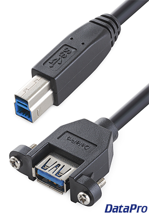 USB 3.0 Panel-Mount A to B Cable