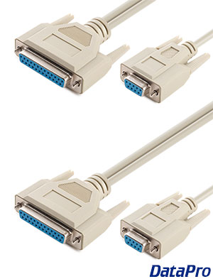 RS232 Null Modem Cable 9 & 25