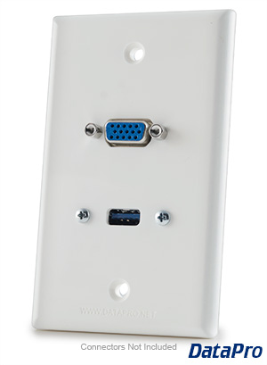 VGA & USB Wall Plate