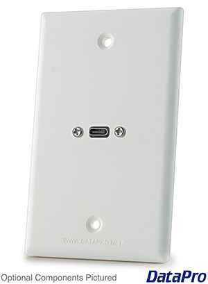 USB-C Wall Plate Single