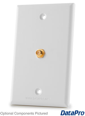 SMA or RP-SMA Cable-Compatible Wall Plate