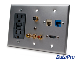 DataPro all-in-one media panel with GFI