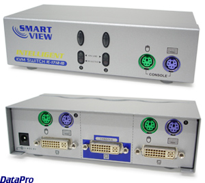 DVI KVM Switch with PS2: 2 CPU