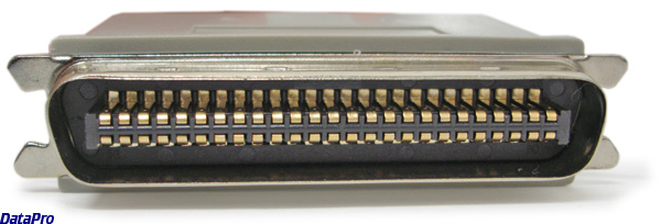 Centronics connector dimension datasheet.