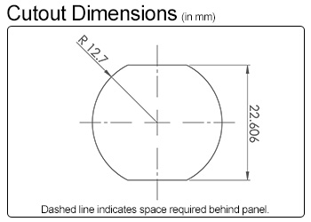 CCP-C6R Cutout Dimensions