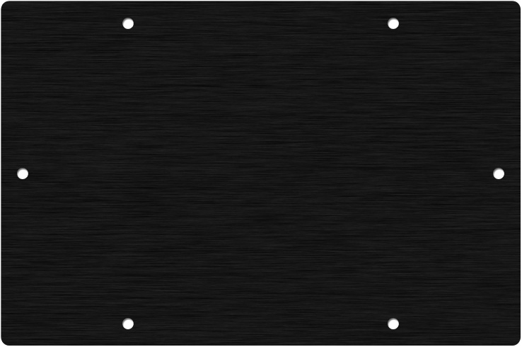 Black&nbsp;Anodized&nbsp;Aluminum Pelican 1120 Panel