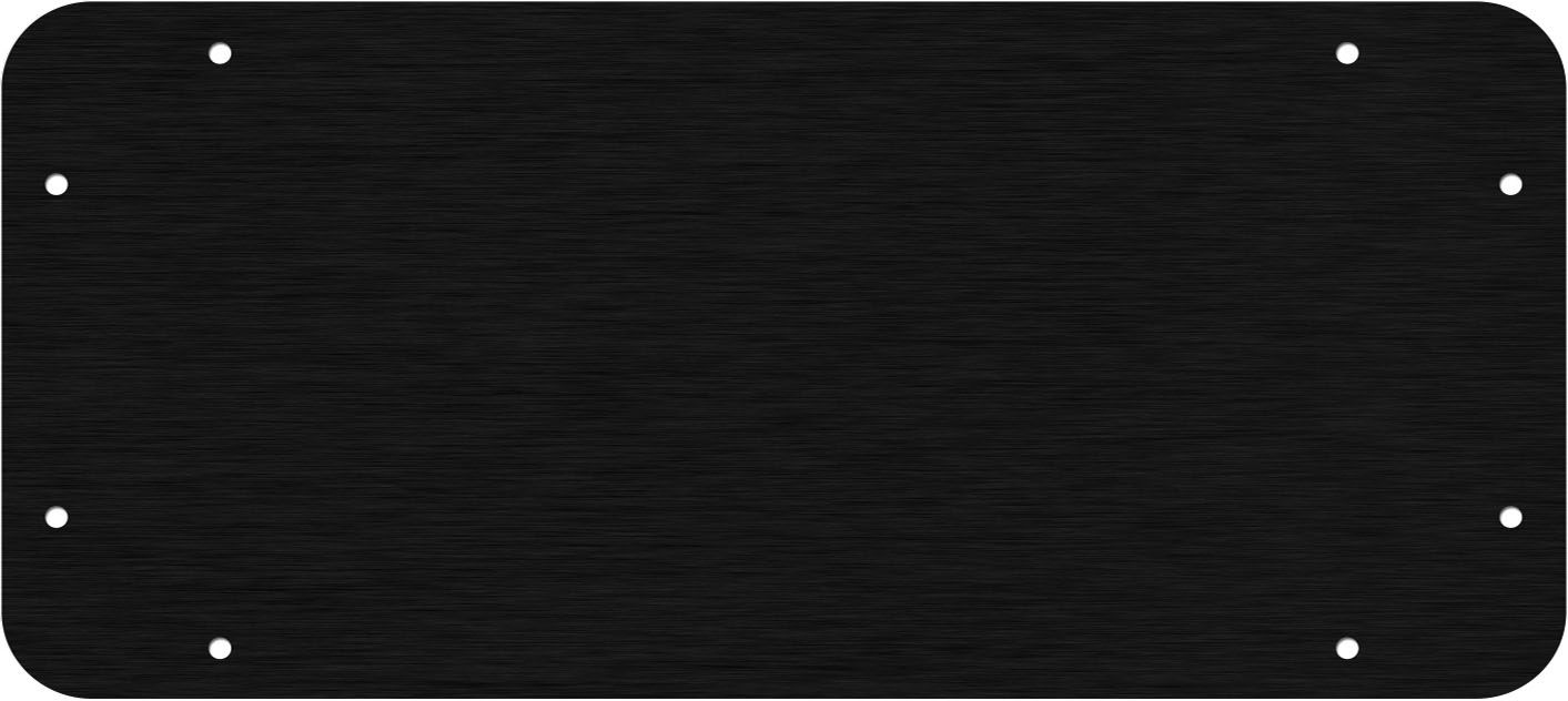 Black&nbsp;Anodized&nbsp;Aluminum Pelican 1430 Panel