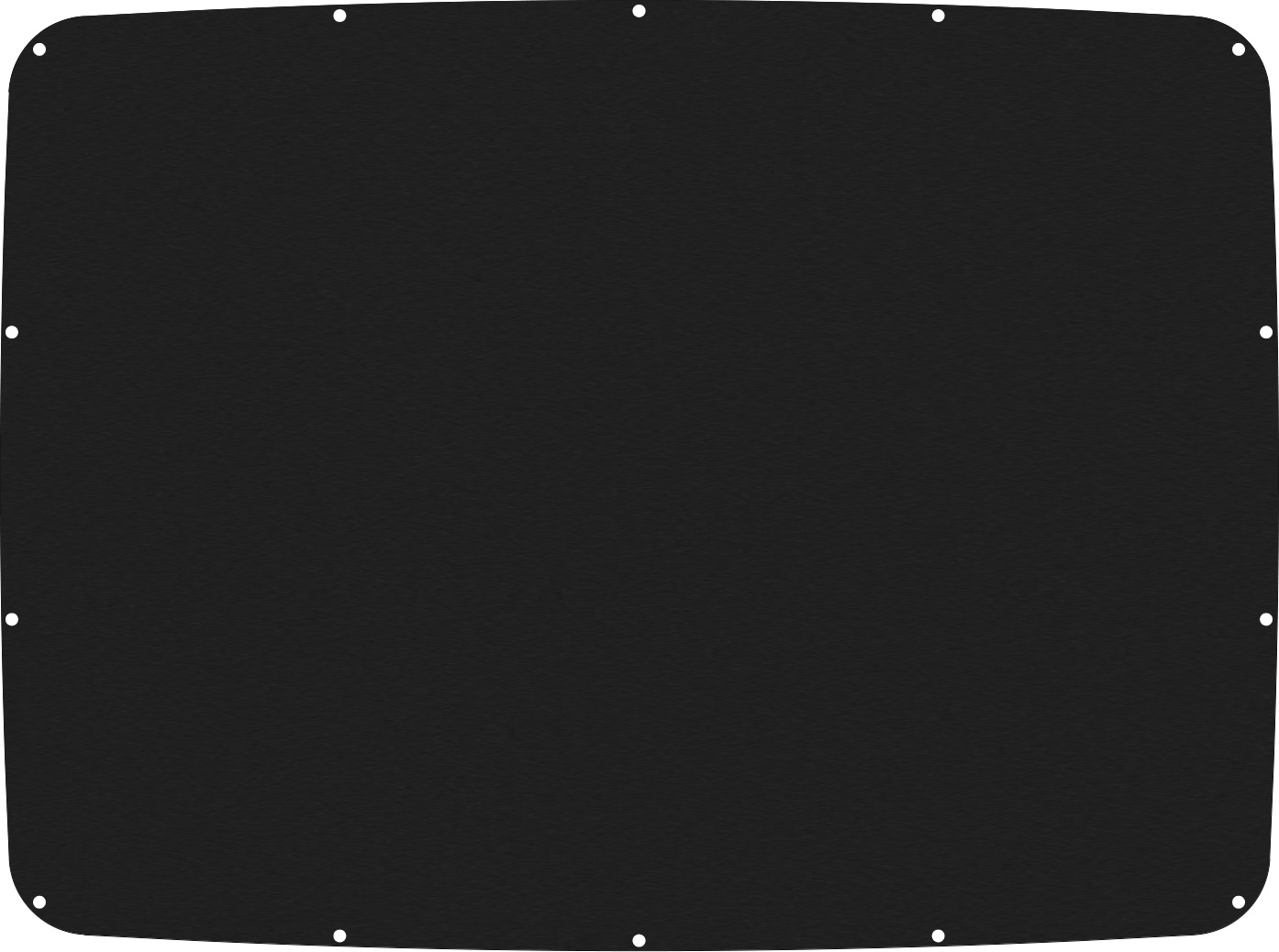 Black&nbsp;Anodized&nbsp;Aluminum Seahorse SE520/540 Lid Panel
