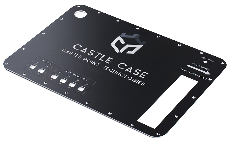 Laser Marked Pelican Case Panel