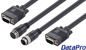 Non-Term VGA Spliced Cable (Male/Male)