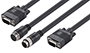Non-Term VGA Spliced Cable (Male/Male)