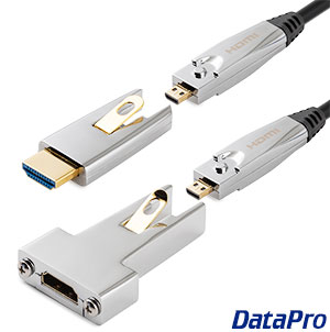 Panel Mount HDMI 2.0 4K 60Hz Fiber Optical Cable