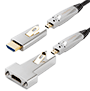 Panel Mount HDMI 2.0 4K 60Hz Fiber Optical Cable