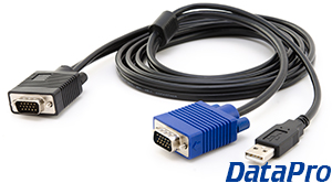 VGA to VGA/USB KVM Cable M/M