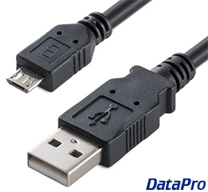 USB 2.0 A Male to Micro-B Male Cable