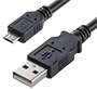 USB 2.0 A Male to Micro-B Male Cable