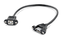USB Dual Panel Mount A-B Cable
