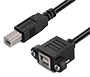 USB Panel-Mount Type B Cable