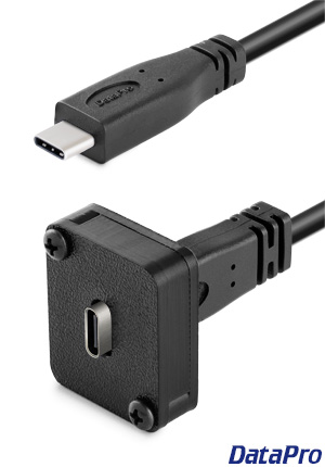 Neutrik D Mount USB-C Thunderbolt Extension Cable