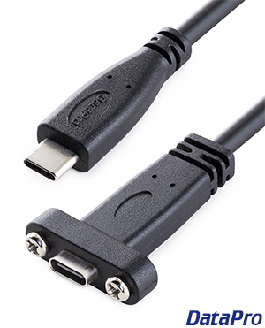 USB-C Panel Mount Extension Cable