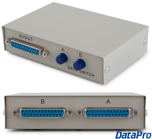 thumbnail image 2 of CablesOnline SB-001P 2-Way A/B DB25 Parallel Manual Push Button Switch Box 2 of 6