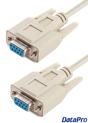 RS232 Null-Modem Cable DB09FF