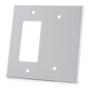 2 Gang Decora + Blank Wall Plate