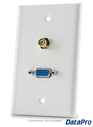 VGA & RCA Wall Plate