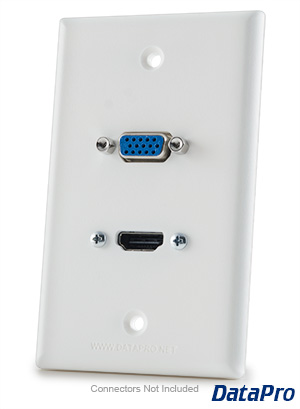 HDMI and VGA Wall-Plate