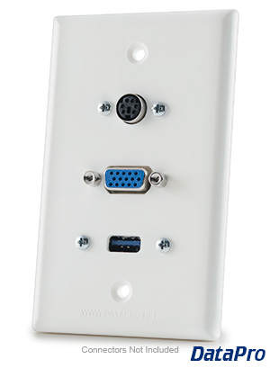 VGA & USB & PS2 Wall Plate