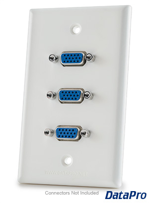 VGA Wall Plate - 3x