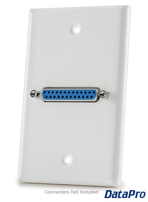 DB25 Parallel Wall Plate