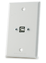 USB-B Type Wall Plate