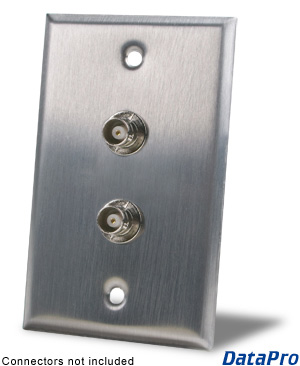 Dual BNC Wall-Plate