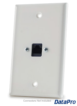 RJ45 Ethernet Cat-5e/Cat-6 Wall Plate