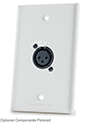 Wall Plate XLR Single