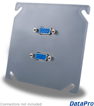 Dual VGA Industrial Wall-Plate