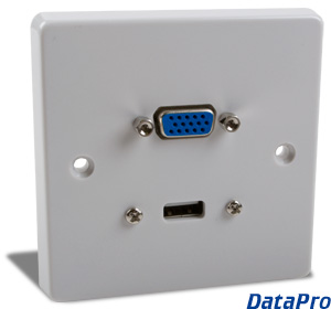 HDMI and USB Wall Plate -- DataPro