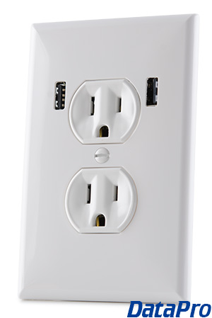 FastMac U-Socket Duplex AC and USB Power