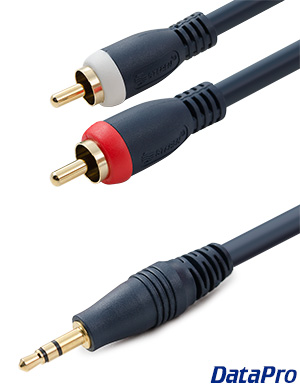 Stereo 3.5mm to RCA Cable Male-Male