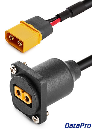 Panel Mount XT60 Extension Cable F-M for Neutrik D Cutout