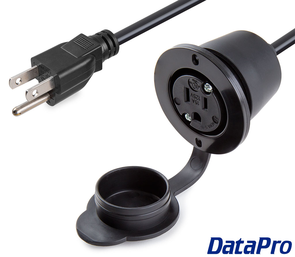 USB-C Panel Mount Extension Cable -- DataPro