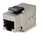 Shielded Keystone Cat6 RJ45 Coupler F/F