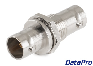 Panel Mount 12G-SDI 75 Ohm BNC Coupler