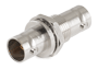Panel Mount 12G-SDI 75 Ohm BNC Coupler